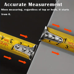 3m 5m Tape Measure Retractable Easy Read Measuring Tape Set Autowind Lock