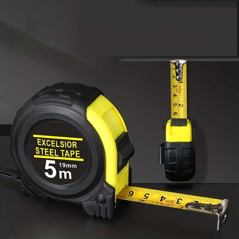 3m 5m Tape Measure Retractable Easy Read Measuring Tape Set Autowind Lock