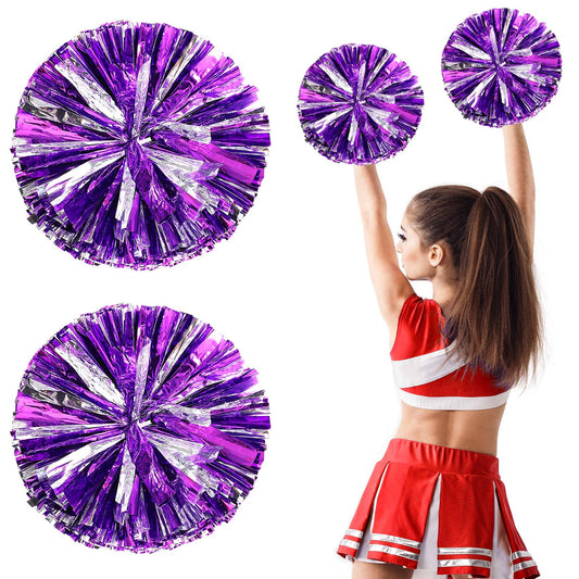 2pcs Cheering Poms Handheld Props Dancing Supplies