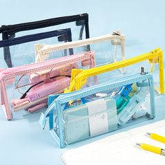 5pcs Clear Makeup Bag Zipper Cosmetic Pouch Travel Organizer Tool Pouch
