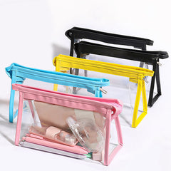 5pcs Clear Makeup Bag Zipper Cosmetic Pouch Travel Organizer Tool Pouch
