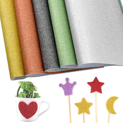 10pcs Glitter Cardstock Paper - Colorful Sparkly Cardstock