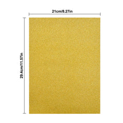 10pcs Glitter Cardstock Paper - Colorful Sparkly Cardstock