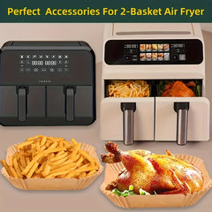 50-100 Disposable Air Fryer Liners Paper 13 X 21 Rectangular Oven Accessories