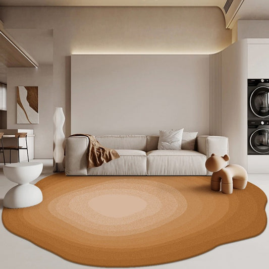 Modern Minimalist Carpets Living Room Plush Carpet Irregular Shape