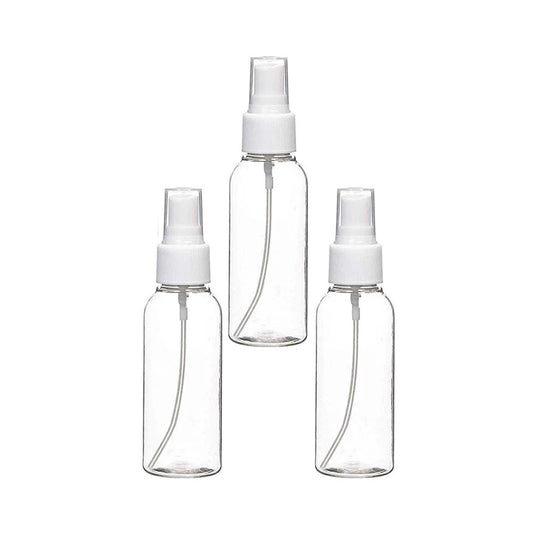3pcs Fine Mist Spray Bottles Portable Refillable Liquid Containers