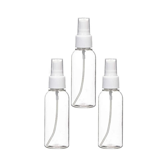 3pcs Fine Mist Spray Bottles Portable Refillable Liquid Containers
