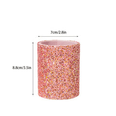 Glittery Makeup Brush Holder & Lid - Organize Your Makeup Brushes