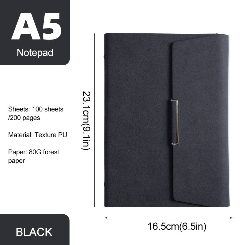 Creative Tri-fold PU Leather Notebook