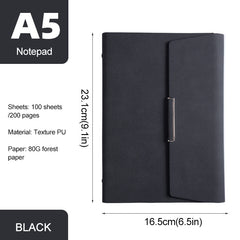 Creative Tri-fold PU Leather Notebook