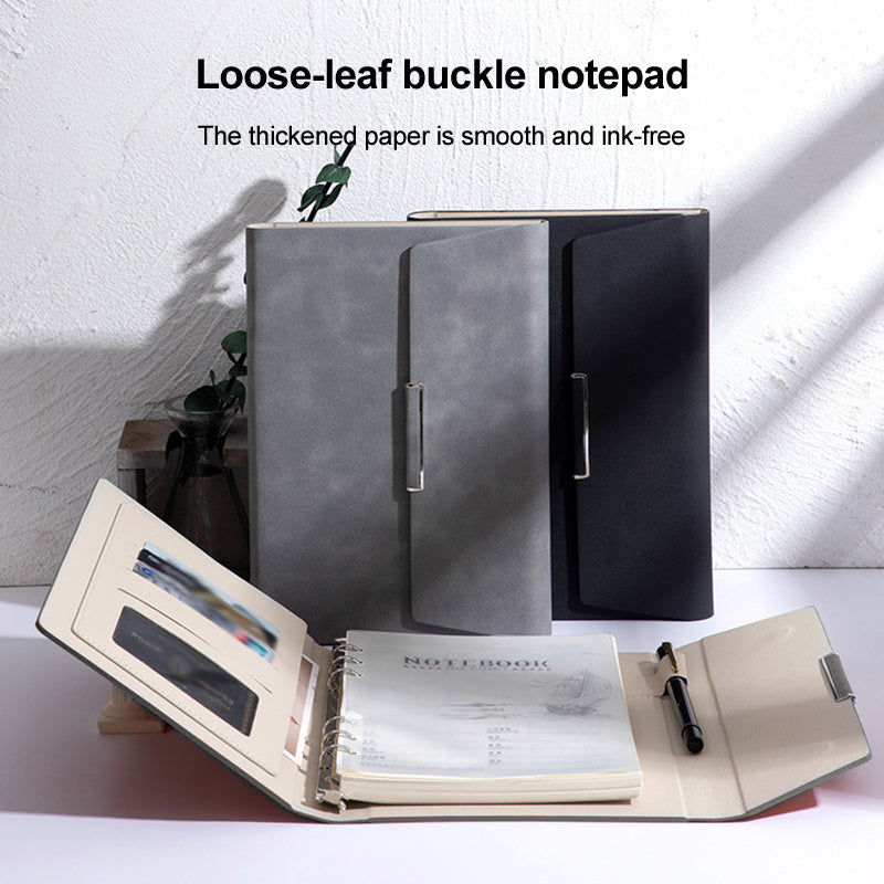 Creative Tri-fold PU Leather Notebook