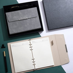 Creative Tri-fold PU Leather Notebook