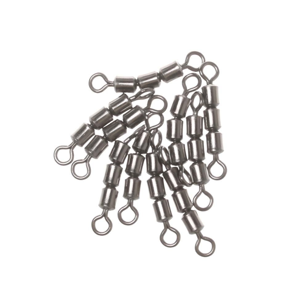 10pcs Stainless Steel Triple Fishing Swivels Lightweight Line Hook Connector