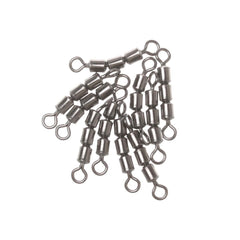 10pcs Stainless Steel Triple Fishing Swivels Lightweight Line Hook Connector