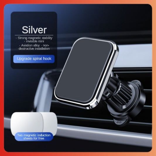 Magnetic Car Phone Holder with Rear Phone Patch