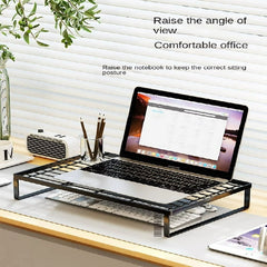 Adjustable Desktop Elevated Rack Computer Stand