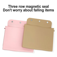 Silicone Travel Toiletry Bag for Women Makeup Beauty Tools Brushes