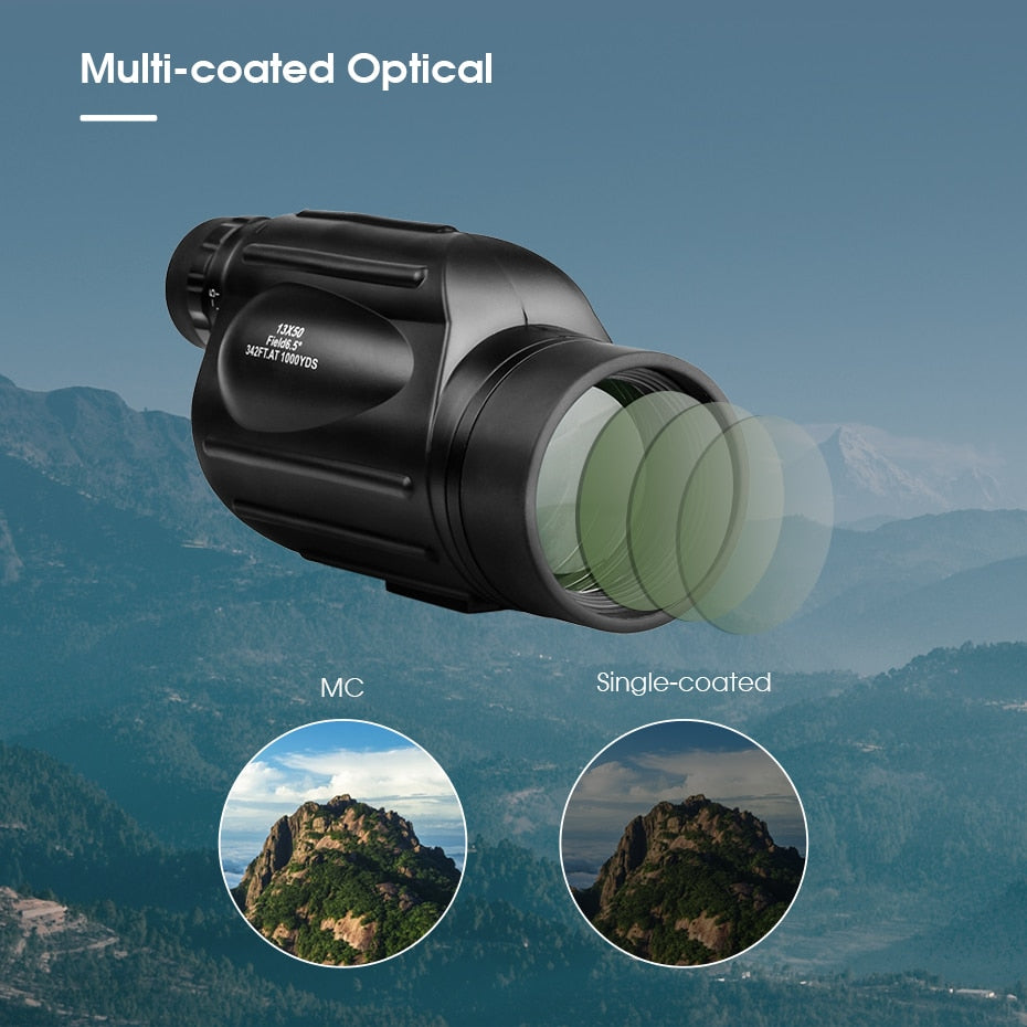 SV49 HD Monocular Telescope Long Range Waterproof For Travel Camping