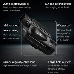 SV49 HD Monocular Telescope Long Range Waterproof For Travel Camping