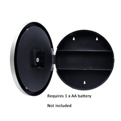 Hidden Safe Wall Clock with Storage Space