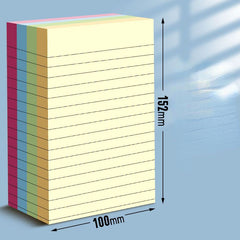 Large Horizontal Line Sticky Notes for Students