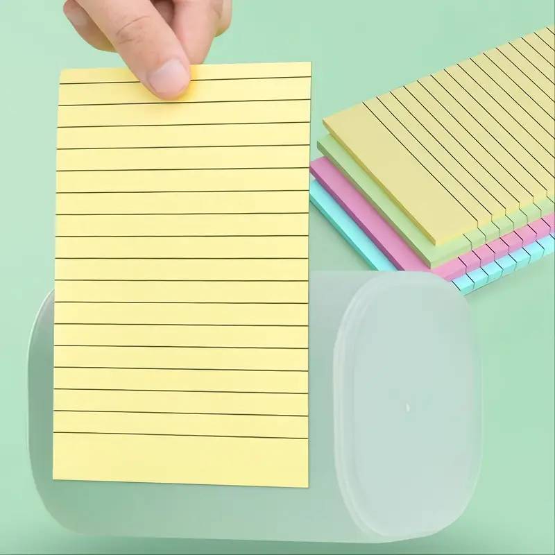 Large Horizontal Line Sticky Notes for Students