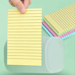Large Horizontal Line Sticky Notes for Students