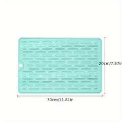 Silicone Dish Drying Mat Eco-Friendly Heat Resistant for Kitchen Counter