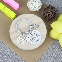 Pet Loss Keychain Engraved Dog Cat Memorial Bereavement