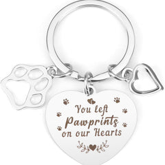 Pet Loss Keychain Engraved Dog Cat Memorial Bereavement