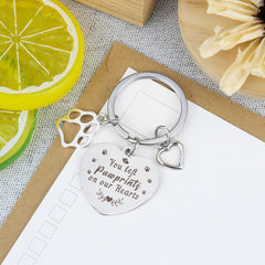 Pet Loss Keychain Engraved Dog Cat Memorial Bereavement