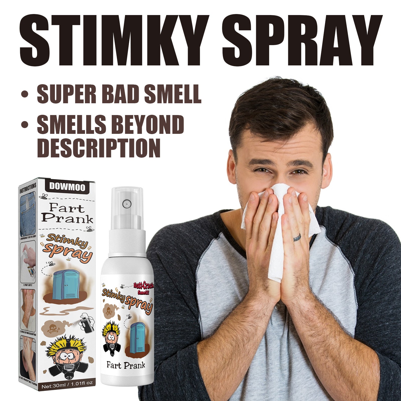 Stinky Fart Spray Entertainment Prank Toy