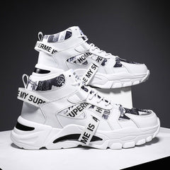 Women's Letter Graphic Chunky Sneakers Lace Up Sporty Running Shoes