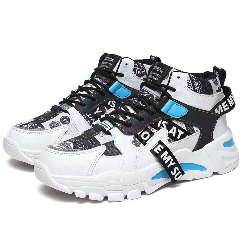 Women's Letter Graphic Chunky Sneakers Lace Up Sporty Running Shoes