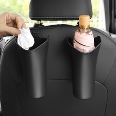 Car Umbrella Storage Bin & Garbage Bag for Interior Use
