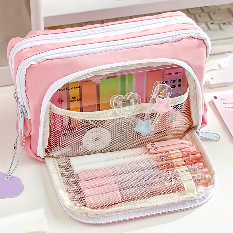 Makeup Brush Case & Stationery Bag Large Capacity Portable Gift