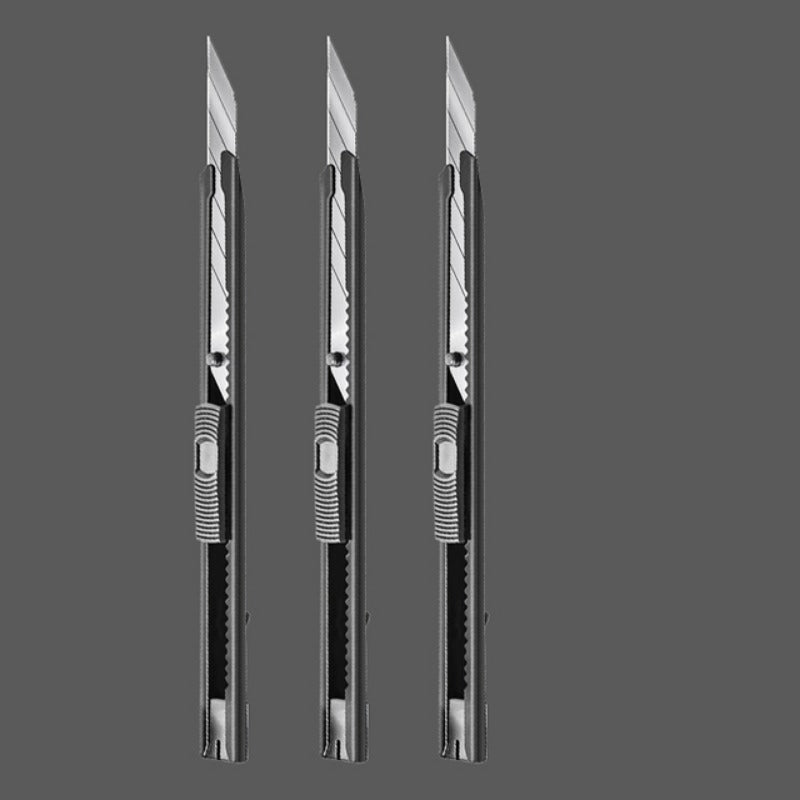 Telescopic Box Cutter 9mm 30 Degree Blade Self-locking Carbon Steel Cutting Tool