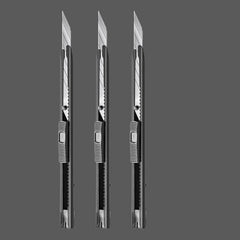 Telescopic Box Cutter 9mm 30 Degree Blade Self-locking Carbon Steel Cutting Tool