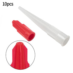 12pcs Silicone Caulking Gun Nozzles Tube Nozzle Cap Re sealable Mastic Cartridge