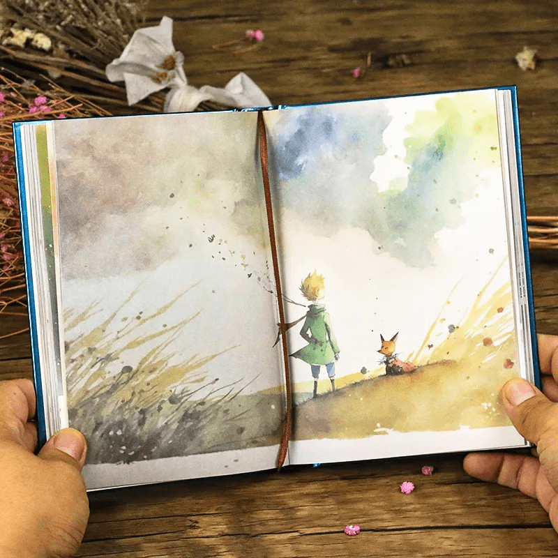 128pcs Prince Colorful Page Diary Book Notebook Retro Stationery