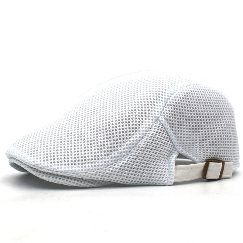 Summer Casual Breathable Beret Solid Sunscreen Peaked Hat