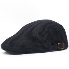 Summer Casual Breathable Beret Solid Sunscreen Peaked Hat