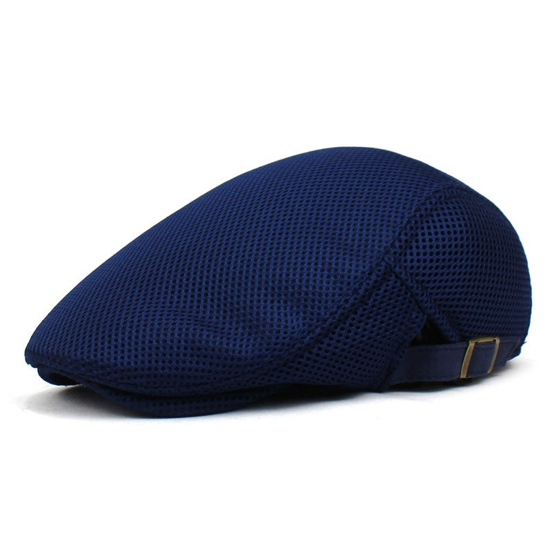 Summer Casual Breathable Beret Solid Sunscreen Peaked Hat