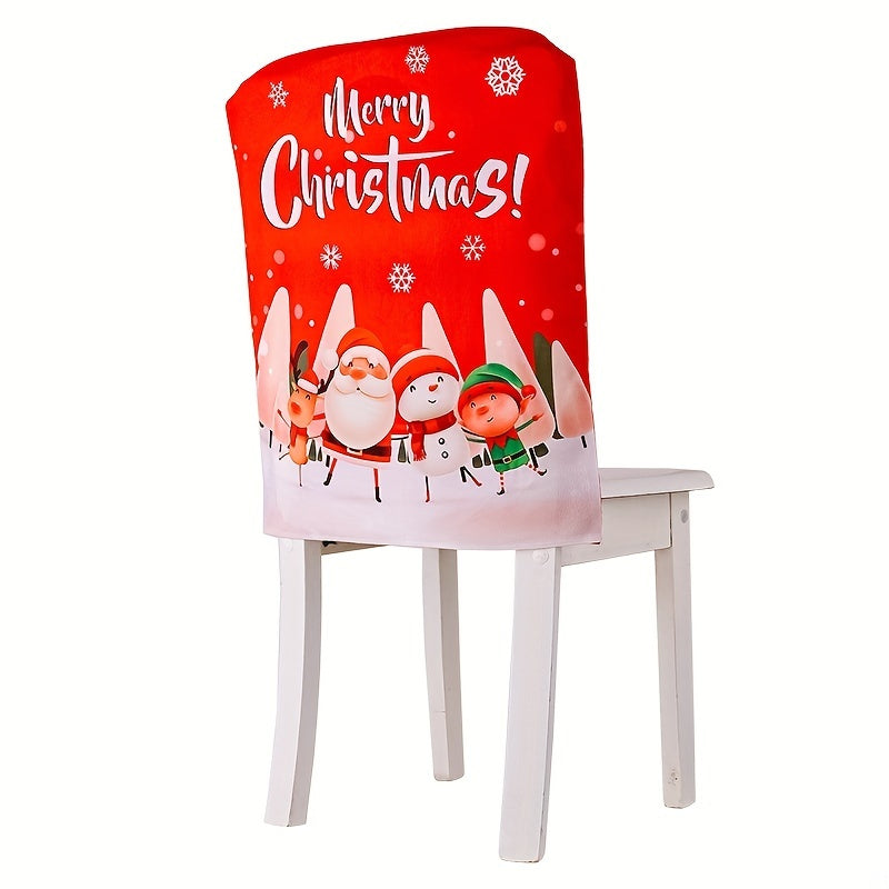 Santa Snowman Chair Sofa Cover Christmas Holiday Party Decoration