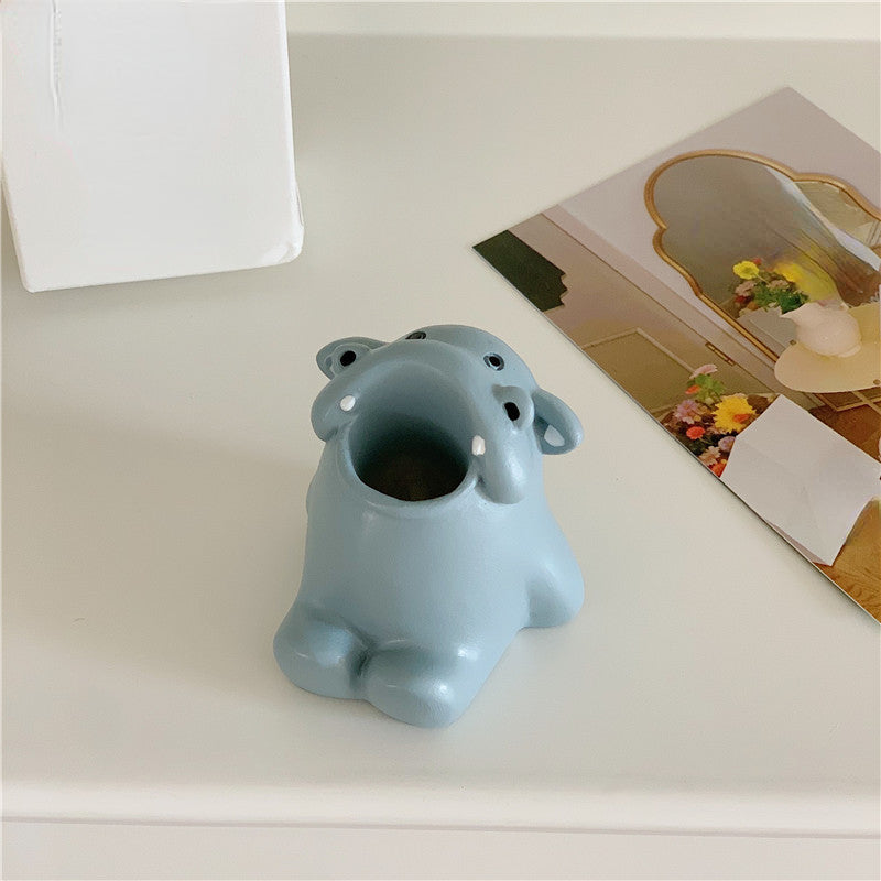 Cartoon Animal Toothbrush Holder - Kids Bathroom Storage Rack