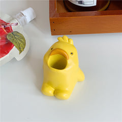 Cartoon Animal Toothbrush Holder - Kids Bathroom Storage Rack