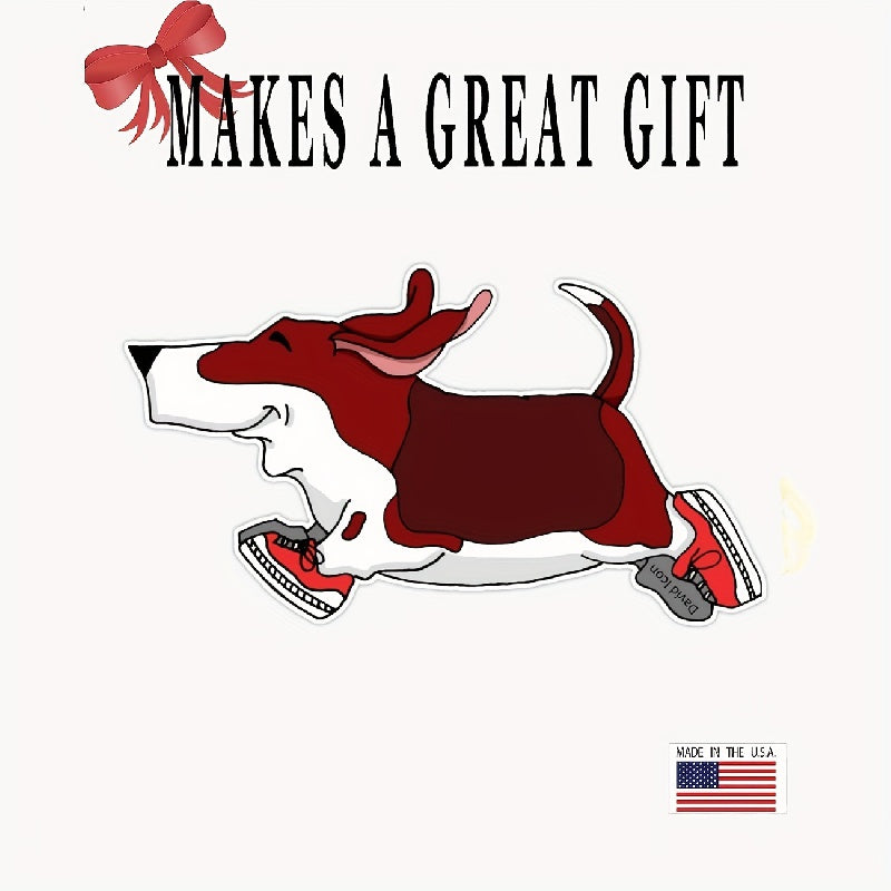 Basset Hound Vinyl Sticker Laptop Decal Waterproof