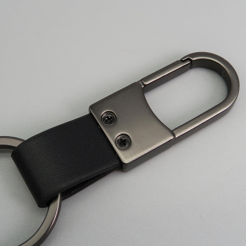 Leather Car Key Chain Anti-lost Key Ring