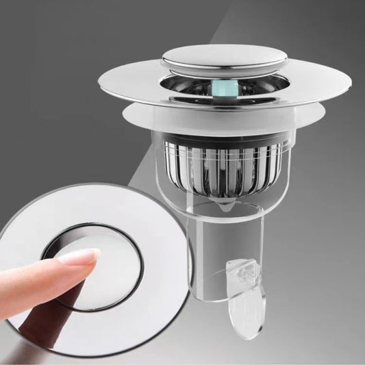 Press Type Sink Filter Bouncing Core Plug Anti Clogging Leak Plug