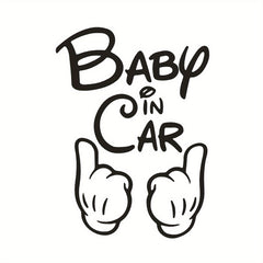 Creative Car Stickers - Hands Holding Baby In The Car